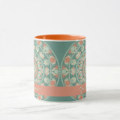 Mug Sage rétro et Mandala de sable personnalisé (Centre)