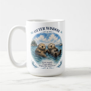 Mug Sagesse de la loutre Aquarelle Inspirante