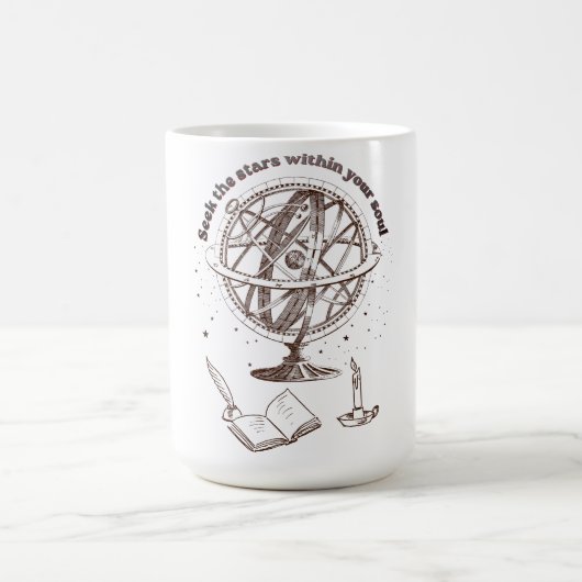 Mug Sagesse de l'âme céleste | Sphère armillaire vinta (Centre)
