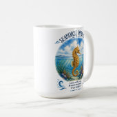 Mug Sagesse de l'Hippocampe Sous les Vagues (Devant droit)