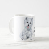 Mug Sagesse de Westie - Chien gros? (Devant gauche)