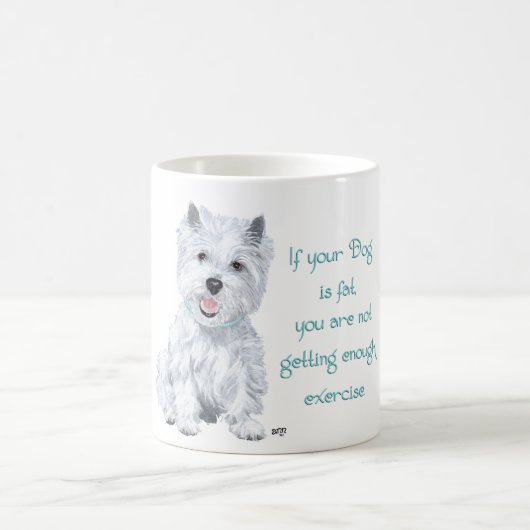 Mug Sagesse de Westie - Gros Chien ? (Centre)