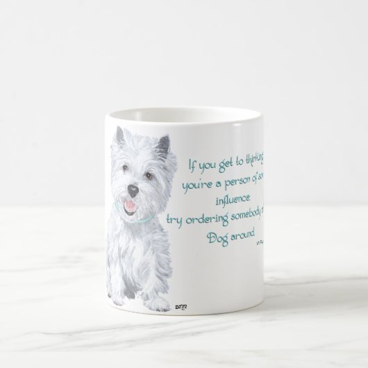 Mug Sagesse de Westie - Influent? (Centre)