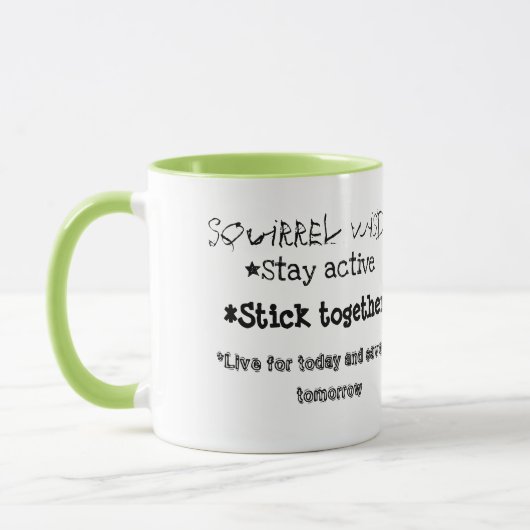Mug Sagesse des écureuils (Gauche)