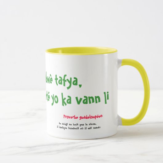 Mug Sagesse des iles. (Droite)