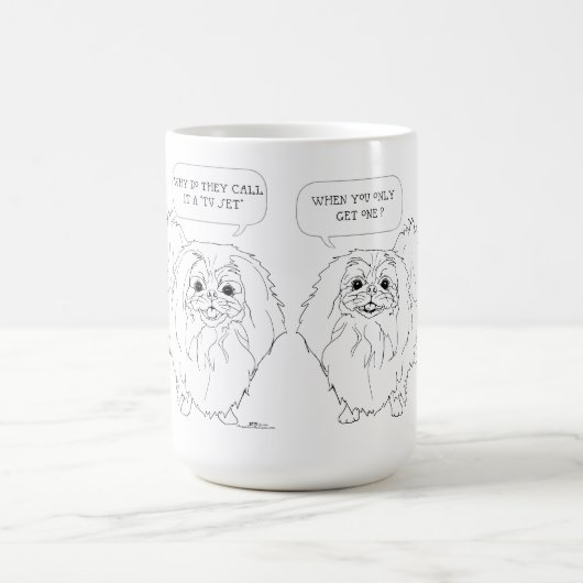 Mug Sagesse et esprit de Pékinois (Centre)