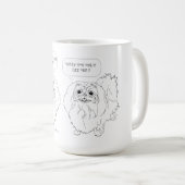 Mug Sagesse et esprit de Pékinois (Devant droit)