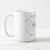 Mug Sagesse et esprit de Pékinois (Gauche)