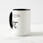 Mug Sagesse infinie à chaque angle Conception mathémat (Devant gauche)
