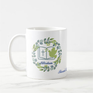 Mug Sagesse personnalisée Coupe de Merci vert