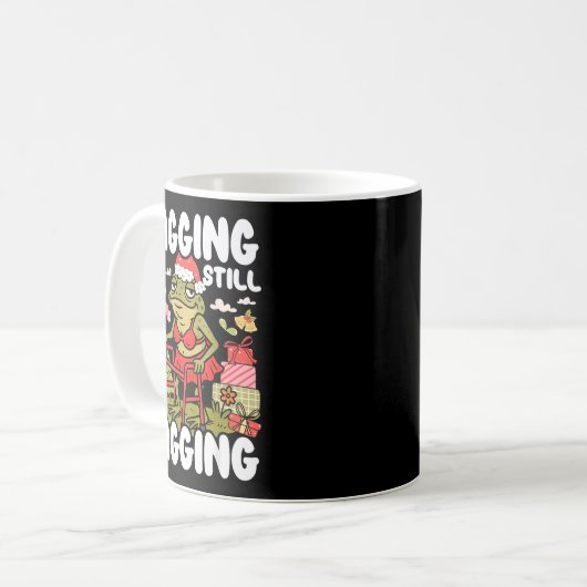 Mug Sagging But Still Gagging Frog Funny Cringe Meme C (Devant gauche)