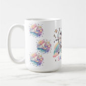 Mug Sagittaire Archer Coloré Zodiaque Astrologie (Gauche)