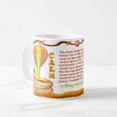 Mug Sagittaire de serpent de la terre de zodiaque de (Devant gauche)