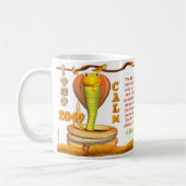 Mug Sagittaire de serpent de la terre de zodiaque de (Gauche)