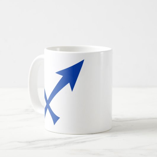 Mug Sagittaire en bleu (Devant gauche)