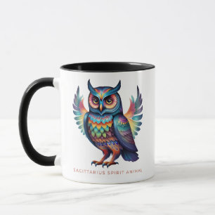 Mug Sagittaire Esprit Chouette animale Alebrije Homme