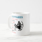 Mug Sagittaire Horoscope Symbole zodiaque (Devant gauche)