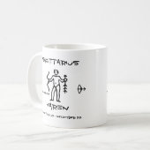 Mug Sagittaire personnalisé (Devant gauche)