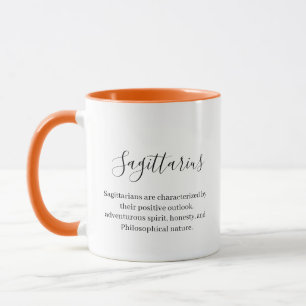 Mug "Sagittaire personnalisé Signe zodiaque, nom, trai