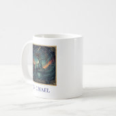 Mug Sagittaire Zodiaque Céleste Bleu (Devant gauche)