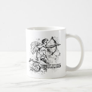 Mug Sagittaire zodiaque vintage