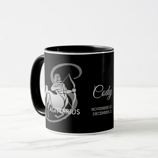 Mug Sagittarius ♐ Archer - Signe Zodiaque (Devant gauche)