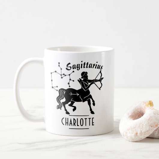 Mug Sagittarius Centaur Nom de la constellation Annive (Avec donut)
