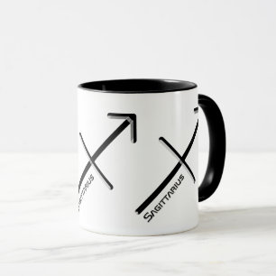 Mug SAGITTARIUS, Conception abstraite du signe zodiaqu