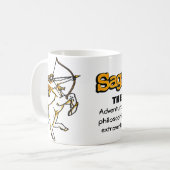 Mug Sagittarius Le feu Archer signe une boue astrologi (Devant gauche)