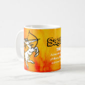 Mug Sagittarius Le feu Archer signe une boue astrologi (Devant gauche)