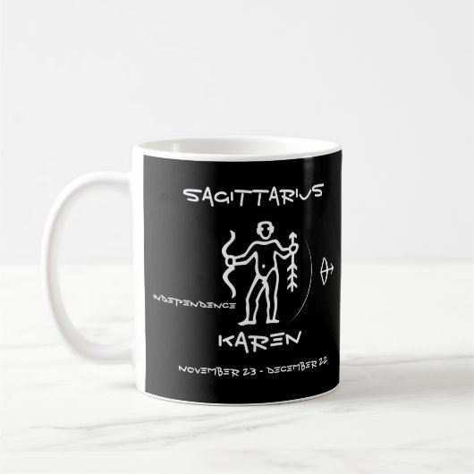 Mug Sagittarius personnalisé (Gauche)