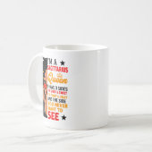 Mug Sagittarius Queen African American Loc'd Woman Zod (Devant gauche)
