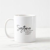 Mug Sagittarius signe zodiaque trait positif (Gauche)