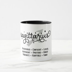 Mug Sagittarius - Traits zodiaques