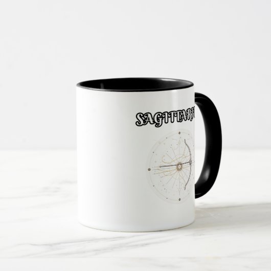 Mug sagittarius zodiac (Devant droit)