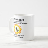 Mug Sagittarius Zodiac Archer Astrologique (Devant gauche)