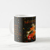 Mug Sagittarius zodiac moderne personnalisé  (Devant gauche)
