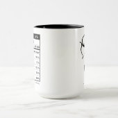 Mug Sagittarius Zodiac Sign Astrology Nutrition Facts (Centre)
