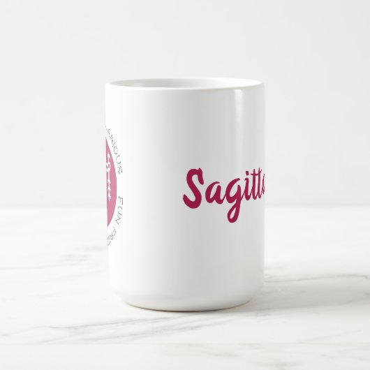 Mug Sagittarius Zodiac Star Signal Personnalité Trait  (Centre)