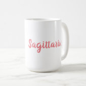 Mug Sagittarius Zodiac Star Signal Personnalité Trait (Devant droit)