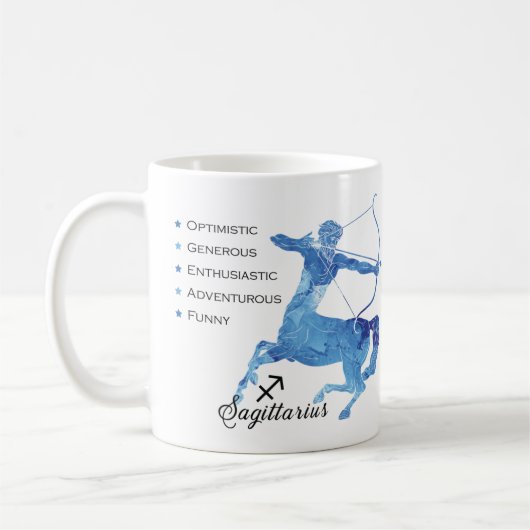 Mug Sagittarius Zodiac Traits Musique (Gauche)