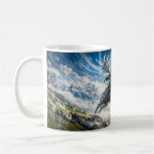 Mug Sagittarius Zodiac with Warrior Riding a Majestic  (Gauche)