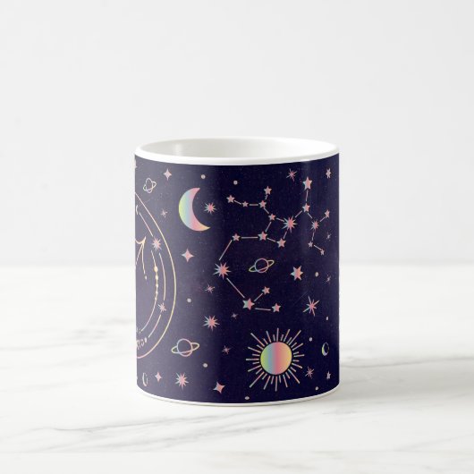 Mug Sagittarius zodiaque horoscope drôle faits nutriti (Centre)