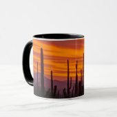 Mug Saguaro, coucher du soleil, Parc national du Sagua (Devant gauche)