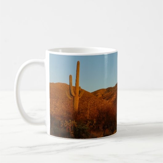 Mug Saguaro Sunset I Arizona Désert Paysage (Gauche)