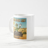 Mug Sahara Black Light DJ Cactus Cartoon  (Devant gauche)