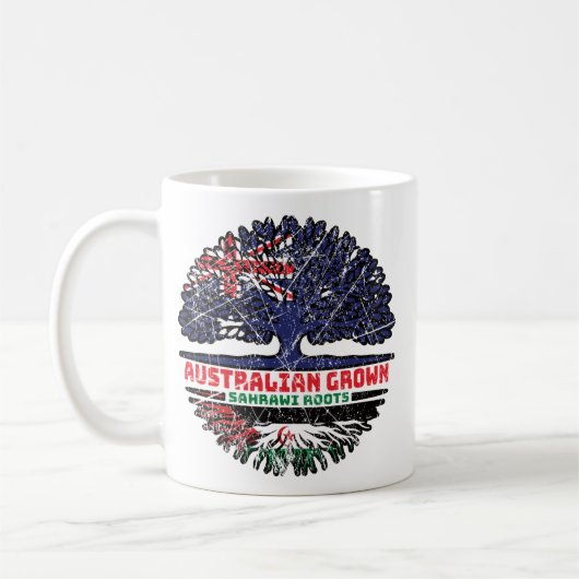 Mug Sahara occidental Sahraoui Australie arbre Austral (Gauche)
