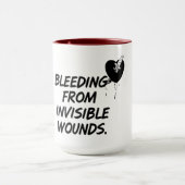 Mug Saignement de la Musique des blessures invisibles (Centre)