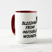 Mug Saignement de la Musique des blessures invisibles (Devant gauche)