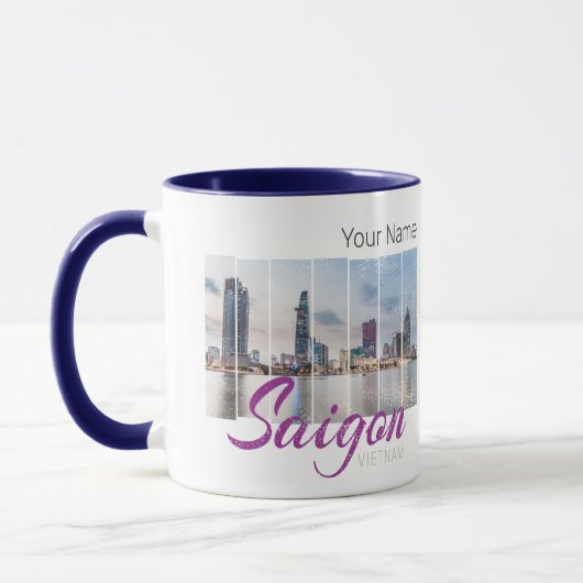 Mug Saigon (Ho-Chi-Minh-Stadt) HCMC Vietnam Souvenir (Gauche)